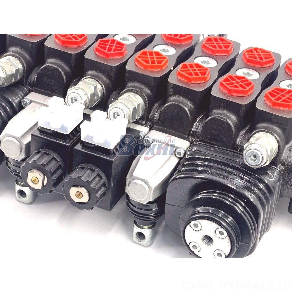 High Performance 8 Spool Directional Valve | Customizable for Hydraulic Systems detail image